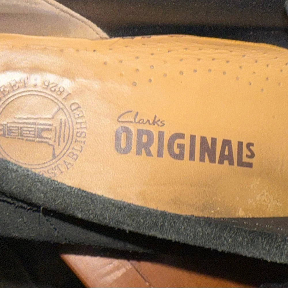 Clarks Original Black Suede Low Chukka Boots Men’s 10 (9 UK)